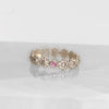 Daisy Stone Stackable Rings