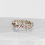 Daisy Stone Stackable Rings