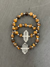 Tiger Eye Power Quartz Bracelet