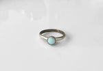 Sterling Blue Opal Ring