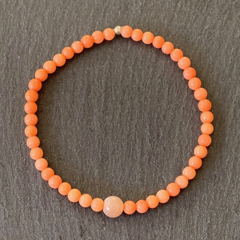 Pink Coral Bracelet