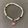 Power Stone Lotus Bracelet